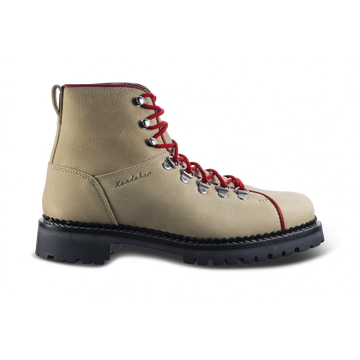 Retro beige red