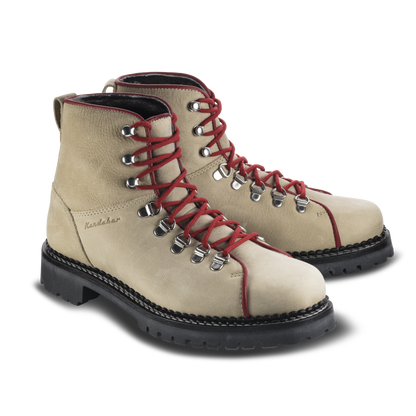 Retro beige red