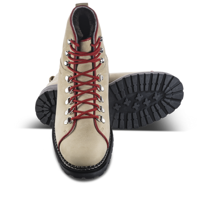 Retro beige red