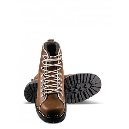 Retro light brown-white